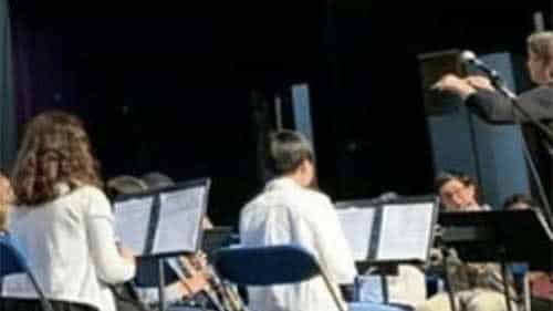 FISCALLY SPONSORED Program - students performing with South-Coast-Youth-Band