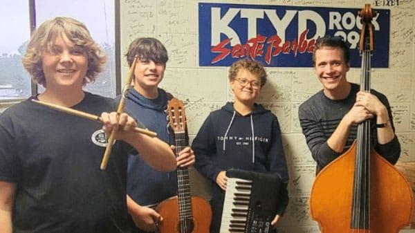 SBEF Signature Program - Keep the Beat students with their instruments