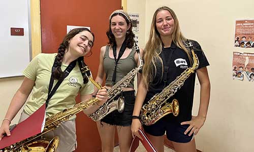 NickRailSummerCamp-students2 SBEF- Nick Rail Summer Camp band students