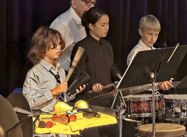 children playing instruments